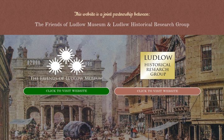 Screenshot of friends-of-ludlow-museum.com