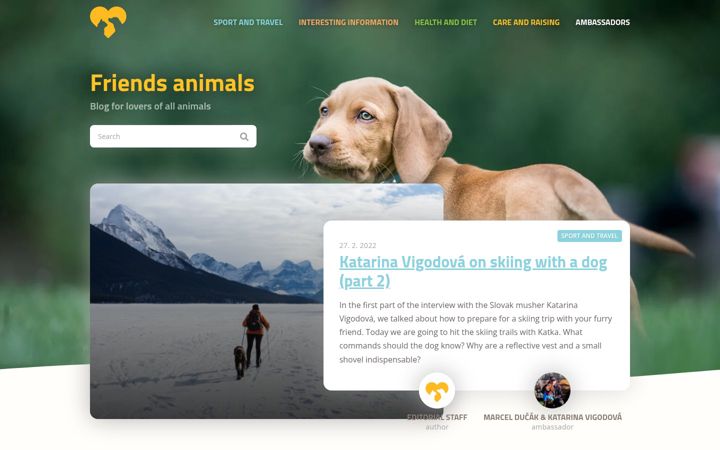 Screenshot of friendsanimals.com