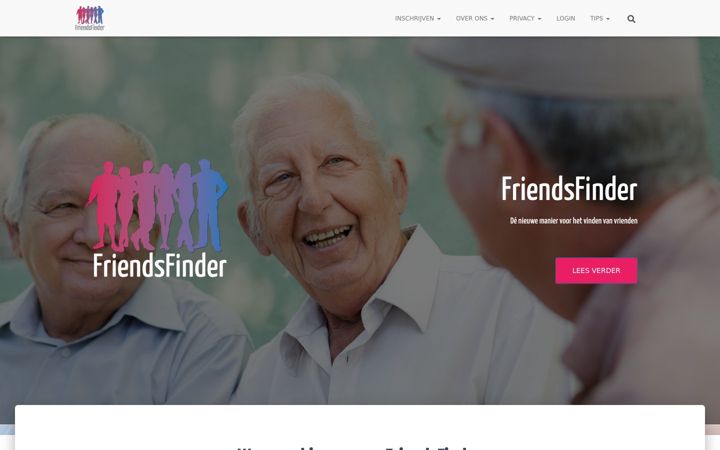 Screenshot of friendsfinder.nl