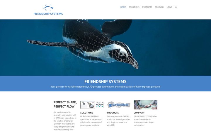 Screenshot of friendship-systems.com