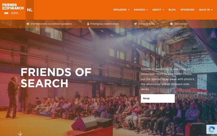 Screenshot of friendsofsearch.com