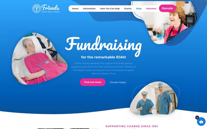 Screenshot of friendsrjah.org.uk