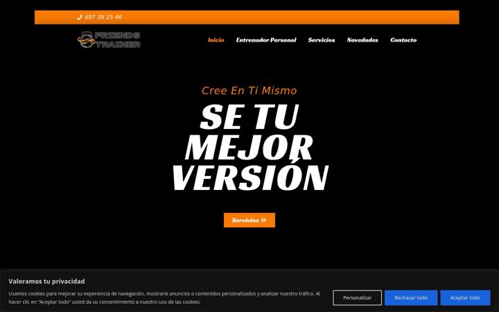 Screenshot of friendstrainers.es