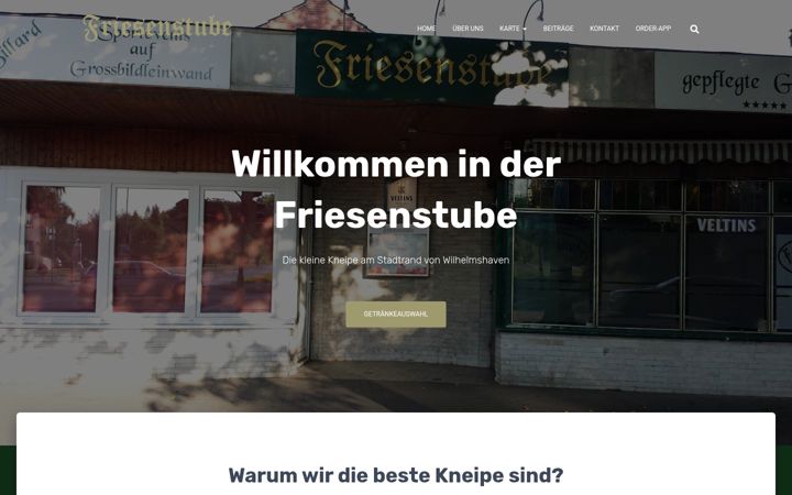 Screenshot of friesenstube.eu