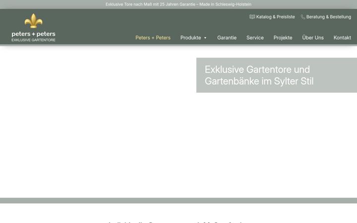 Screenshot of friesenzaun.de