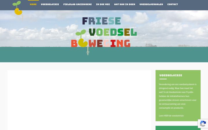 Screenshot of friesevoedselbeweging.nl