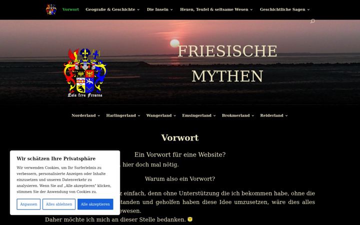 Screenshot of friesischemythen.de