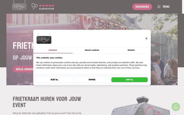 Screenshot of frietenliefde.nl