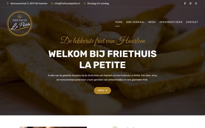 Screenshot of friethuislapetite.nl