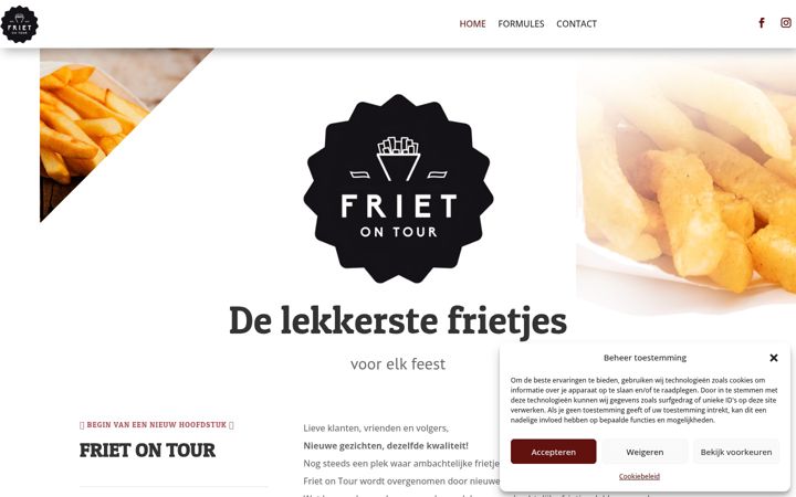 Screenshot του frietontour.be