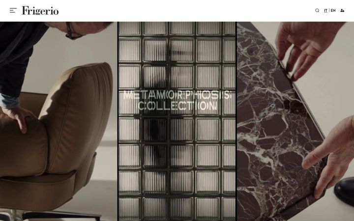 Screenshot of frigerio.com