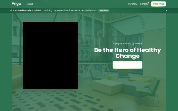 Screenshot of frigo.ae