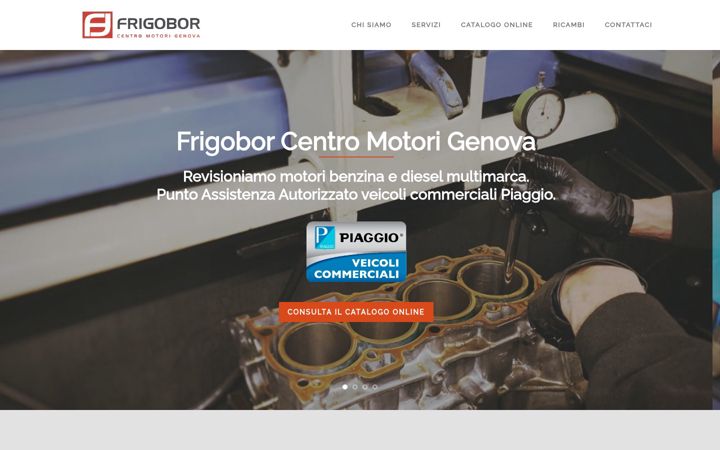 Screenshot of frigobor.it