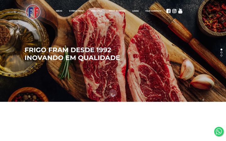 Captura de pantalla de frigofram.com.br