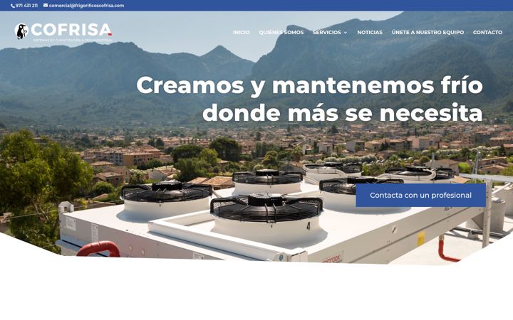 Screenshot of frigorificoscofrisa.com