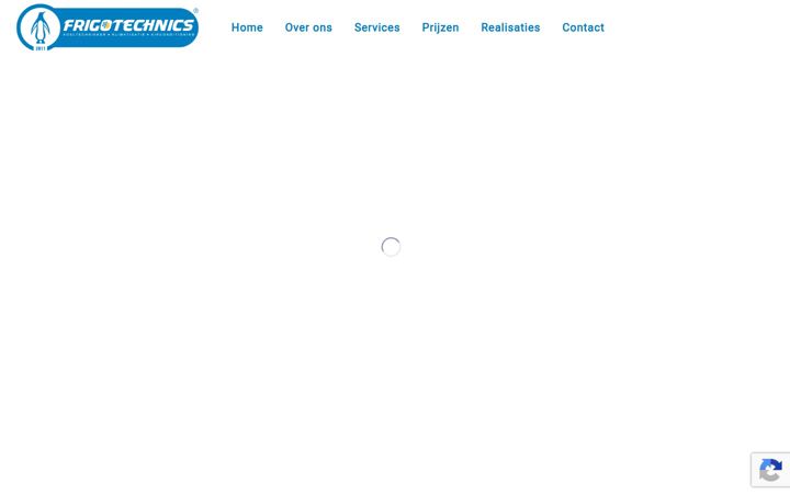 Screenshot του frigotech.be