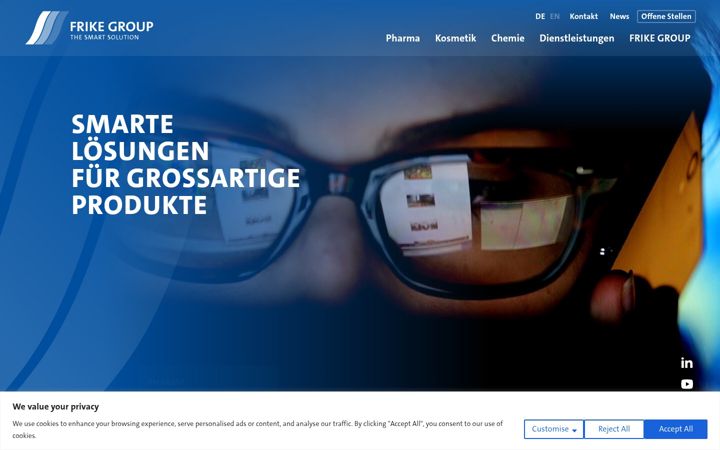 Screenshot of frike-group.com
