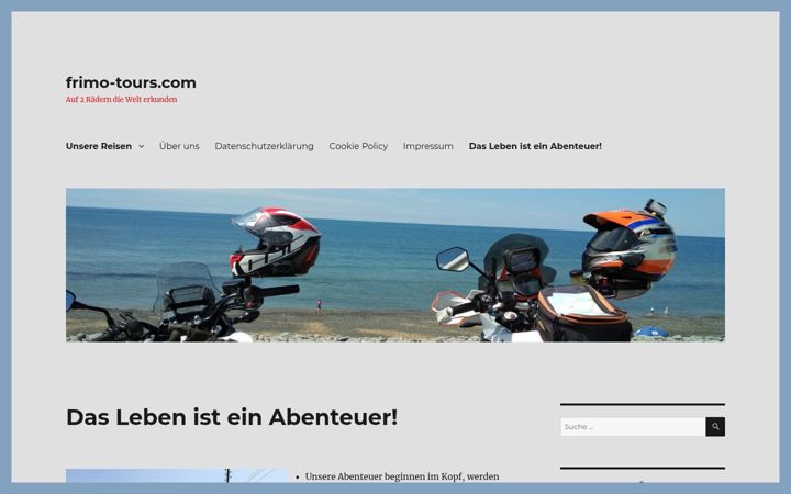 Screenshot of frimo-tours.com