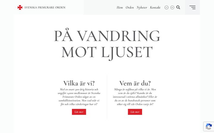 Screenshot of frimurarorden.se