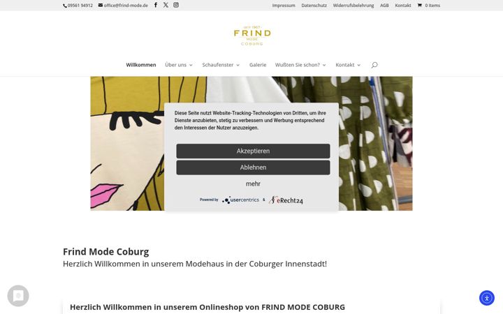 Screenshot of frind-mode.de