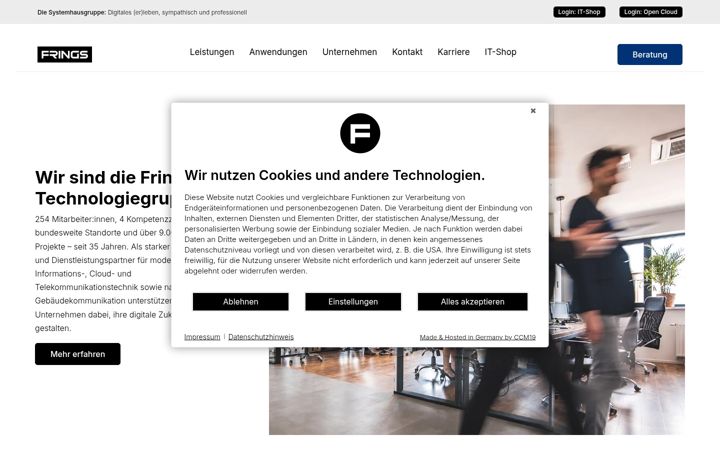 Screenshot of frings-solutions.de