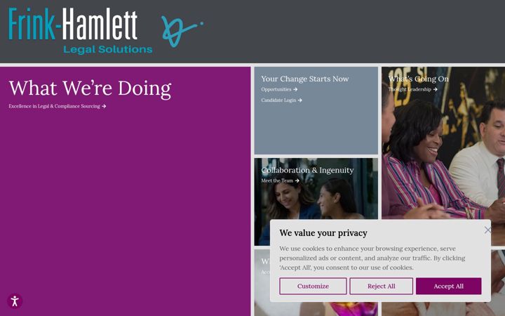 Screenshot of frinkhamlett.com