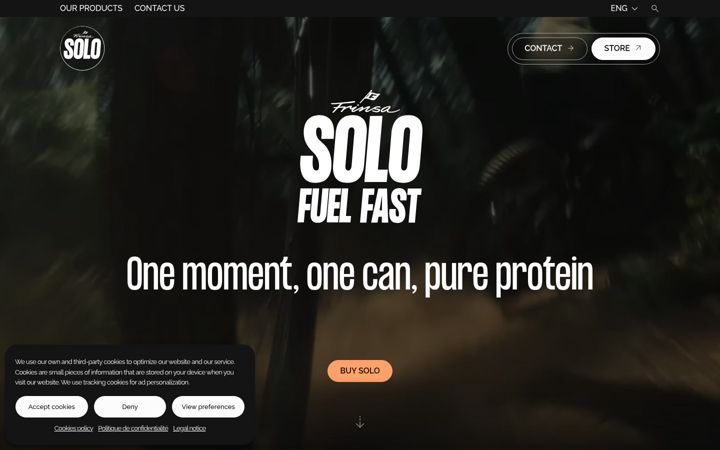 Screenshot of frinsasolo.com
