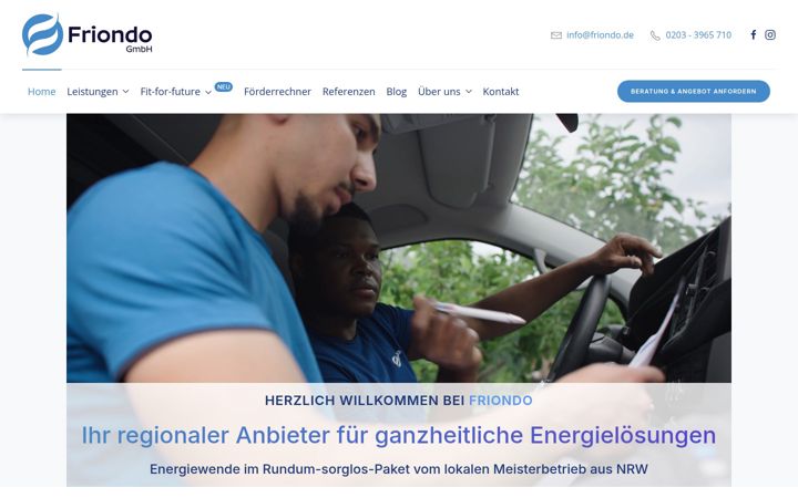 Screenshot of friondo.de
