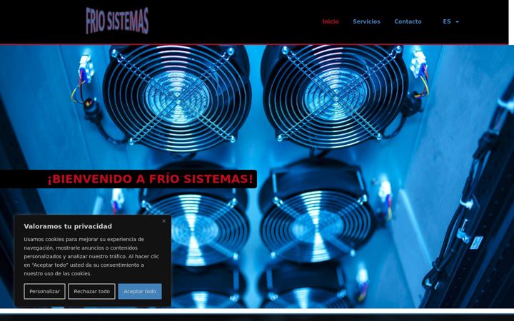 Screenshot of friosistemas.es