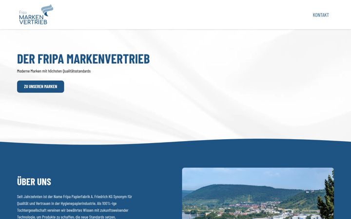 Screenshot of fripa-marke.de