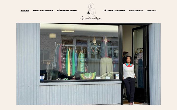 Screenshot of friperie-lamallevintage.fr