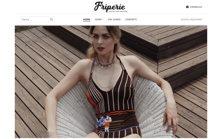 Screenshot of friperie.it