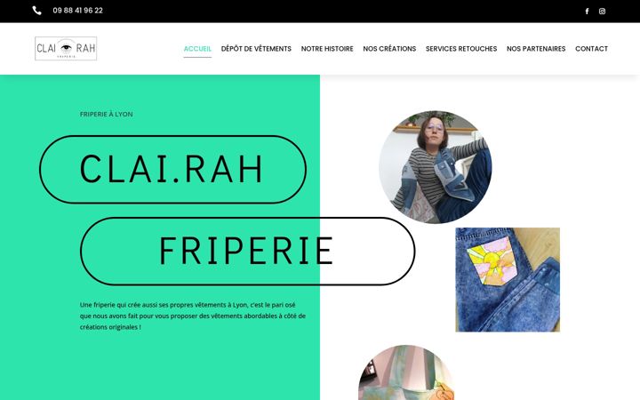 Screenshot of friperieclai-rah.fr