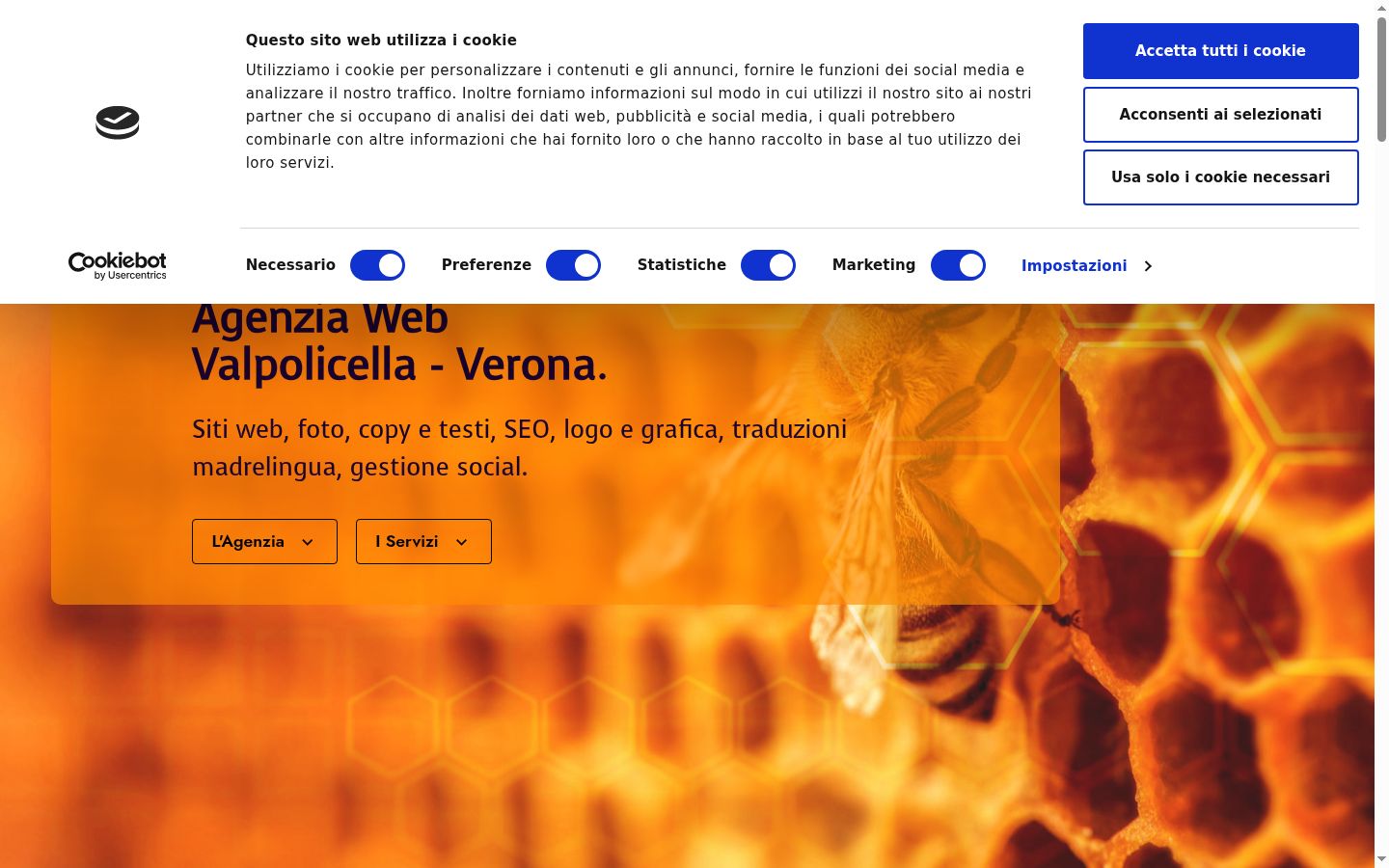 Screenshot του banner συγκατάθεσης που εμφανίστηκε πριν από οποιαδήποτε αλληλεπίδραση
