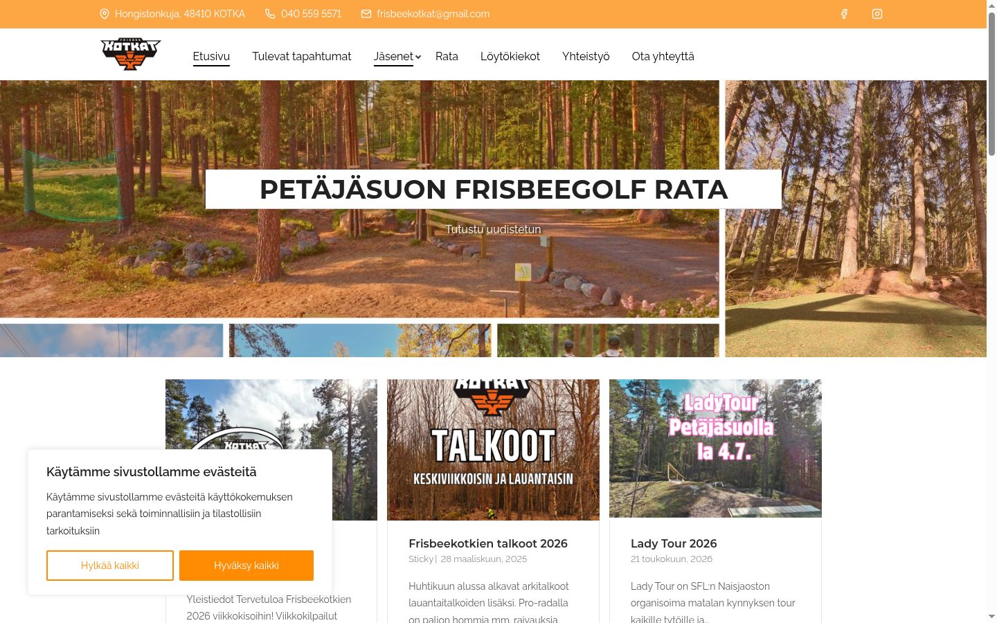 Zrzut ekranu banera zgody wyświetlanego przed jakąkolwiek interakcją