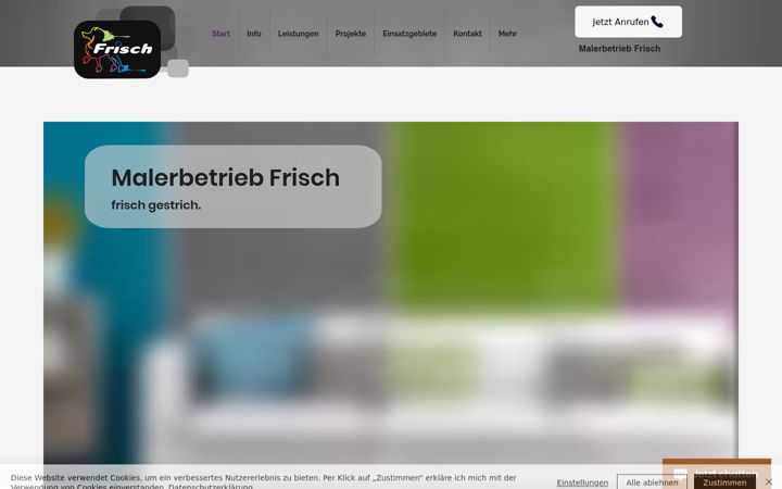 Screenshot of frisch-gestrich.de