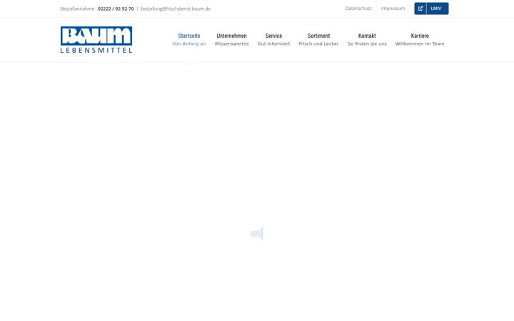 Screenshot of frischdienst-baum.de