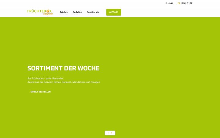 Screenshot of frischefruechte.com