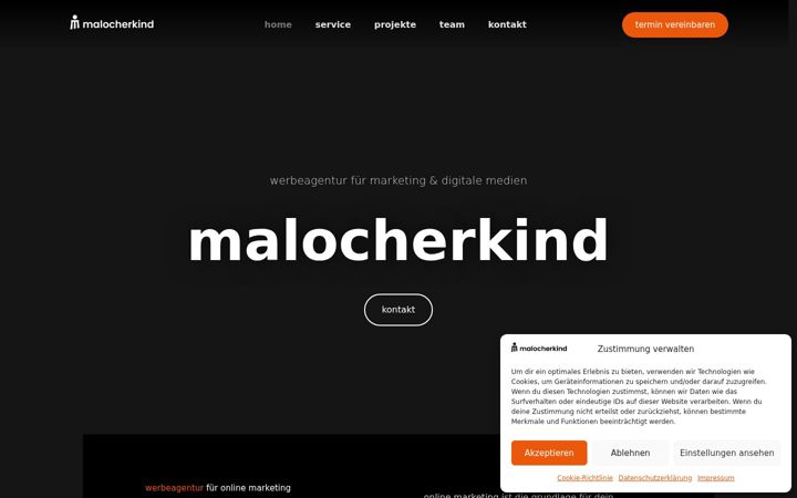 Screenshot of frischko.digital