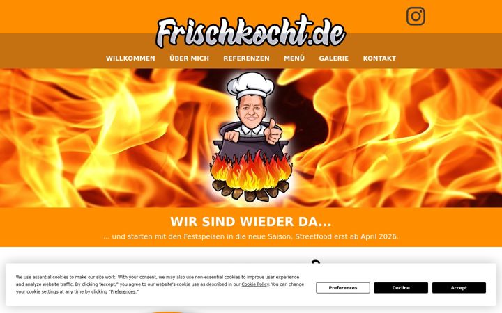 Screenshot of frischkocht.de
