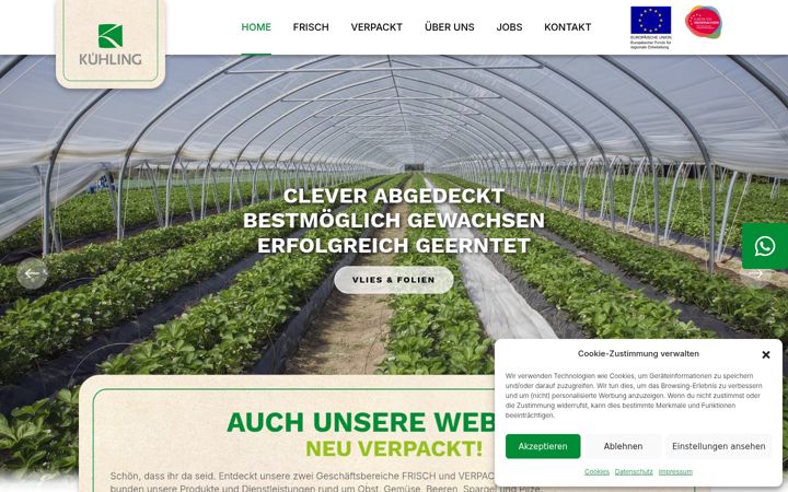 Screenshot of frischundverpackt.de