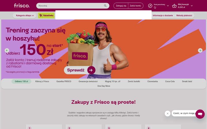 Screenshot of frisco.pl