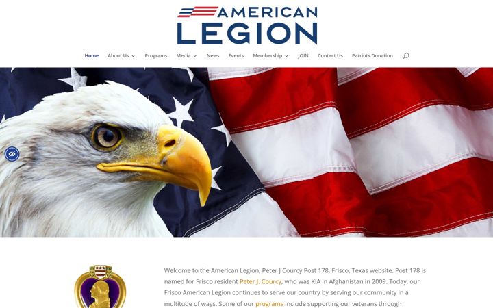 Screenshot of friscolegion.org