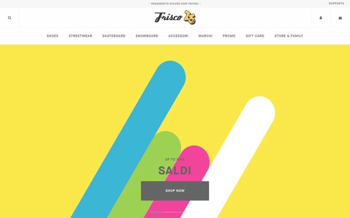 Screenshot of friscoshop.it