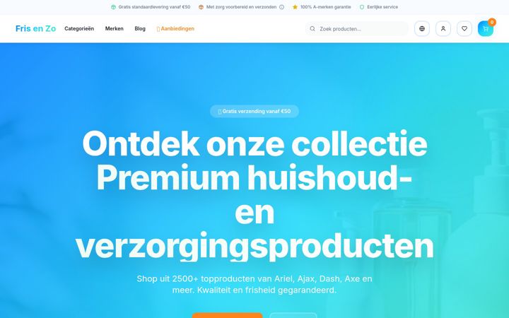 Screenshot of frisenzo.com