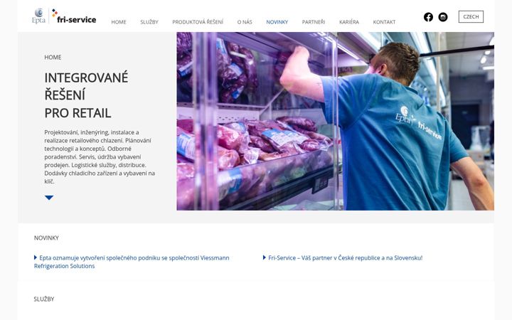 Screenshot of friservice.cz