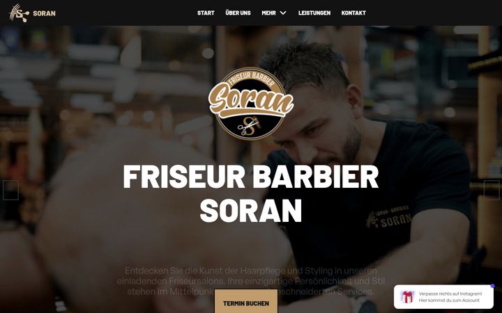 Screenshot of friseur-barbier-soran.de