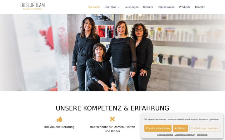 Captura de pantalla de friseur-berger-penzberg.de