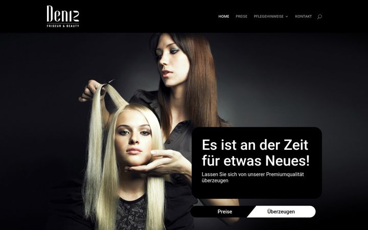 Screenshot of friseur-deniz.de