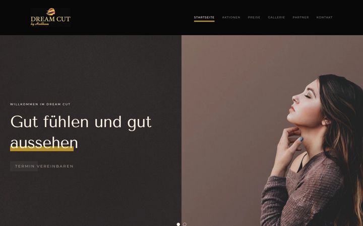 Screenshot of friseur-dreamcut.de